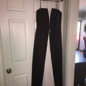 Black and white bridesmaid dress